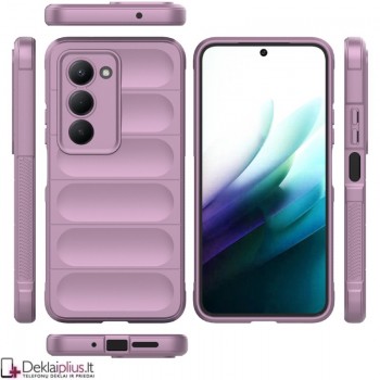 Magic Shield guminis dėklas su kameros apsauga - violetinis (Xiaomi Redmi 15 4G) Magic Shield guminis dėklas su kameros apsauga - violetinis (Xiaomi Redmi 15 4G)